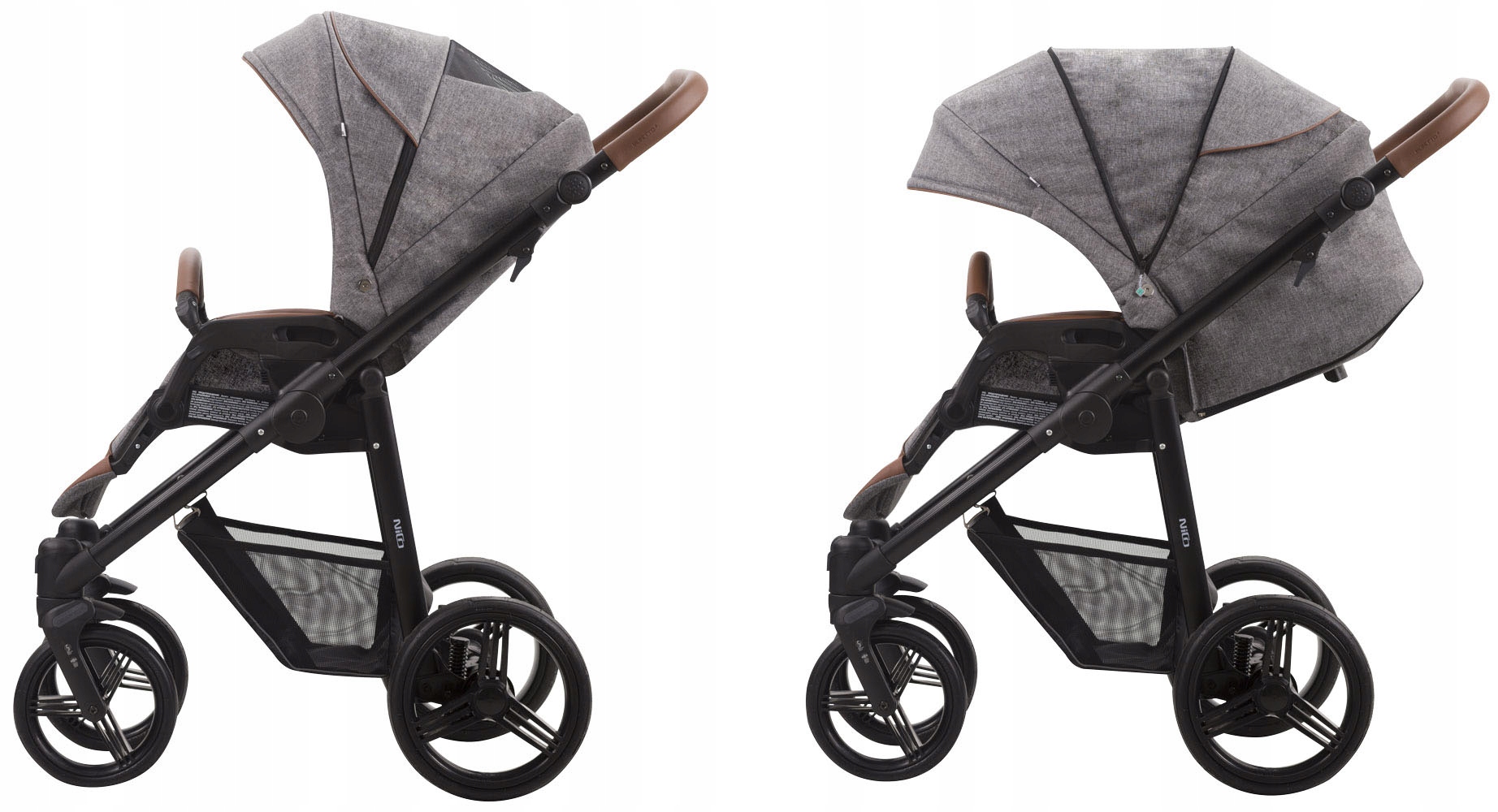 WÓZEK SPACEROWY BEBETTO NICO FOLIA UCHWYT KOLOR 04 Model nico