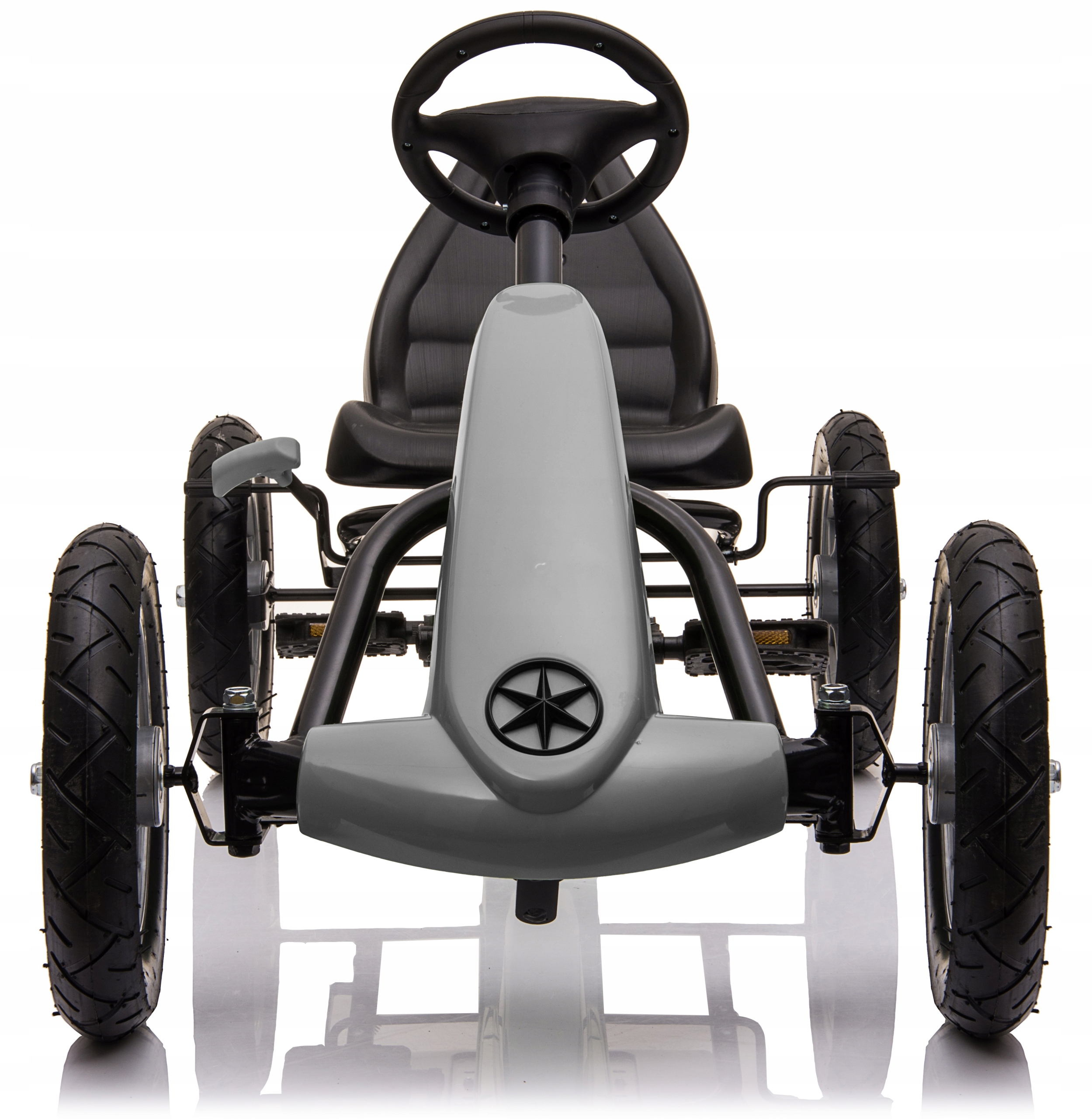 Wielki Gokart do 50kg Na Pedały Pompowane Koła Jeździk Hamulec Ręczny 1904