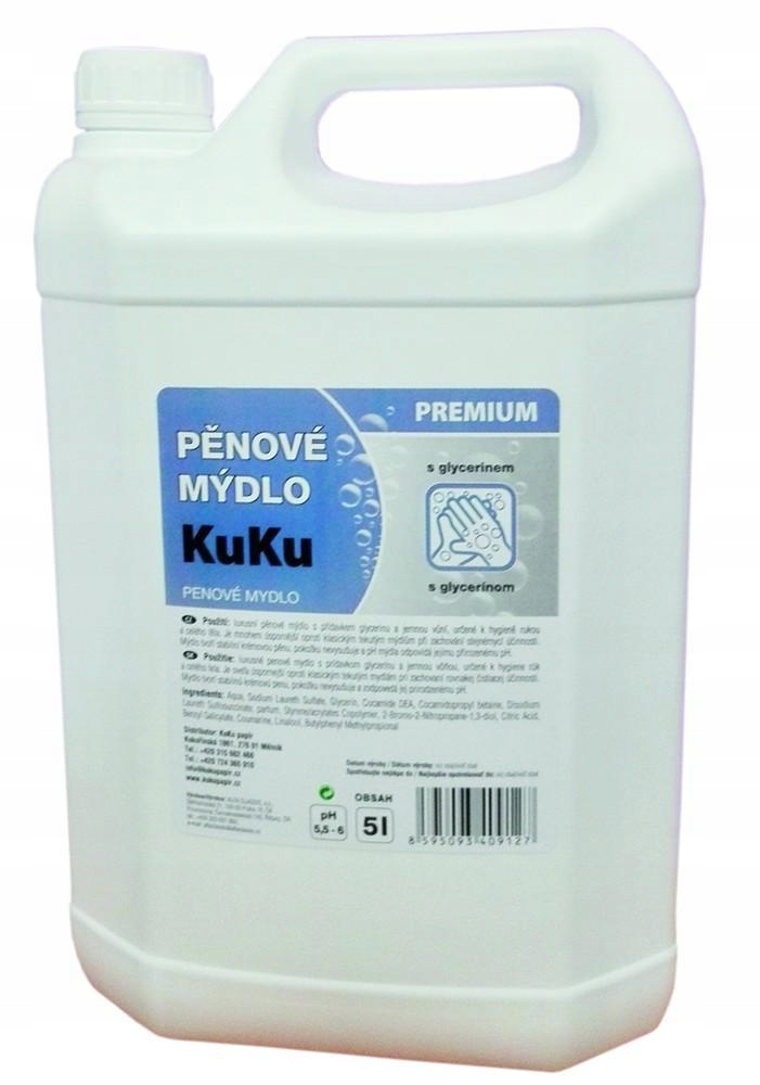 Levně Mýdlo pěnové náplň 5L