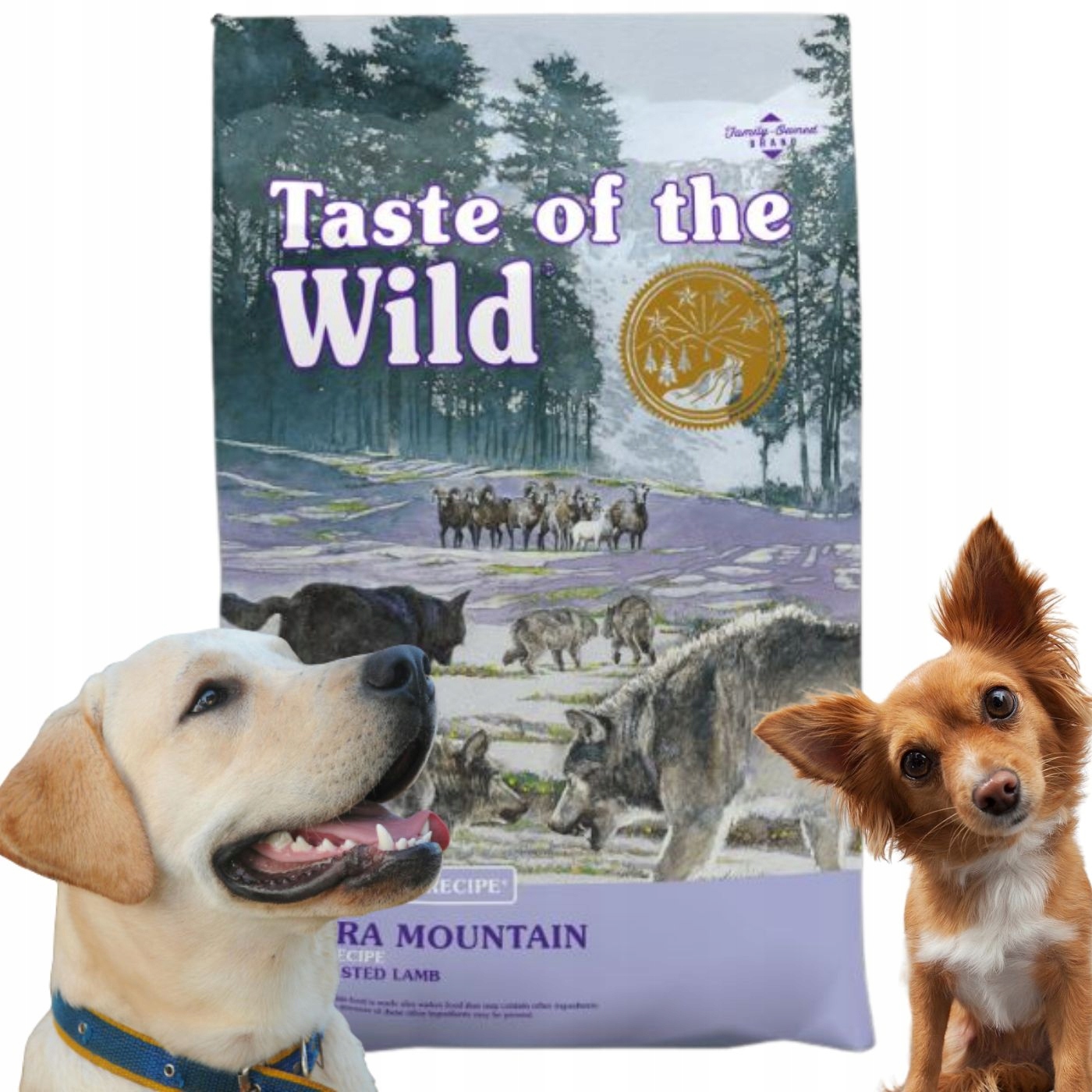 Taste of the Wild Sierra Mountain Bezzbożowa karma dla psów jagnię 12,2kg