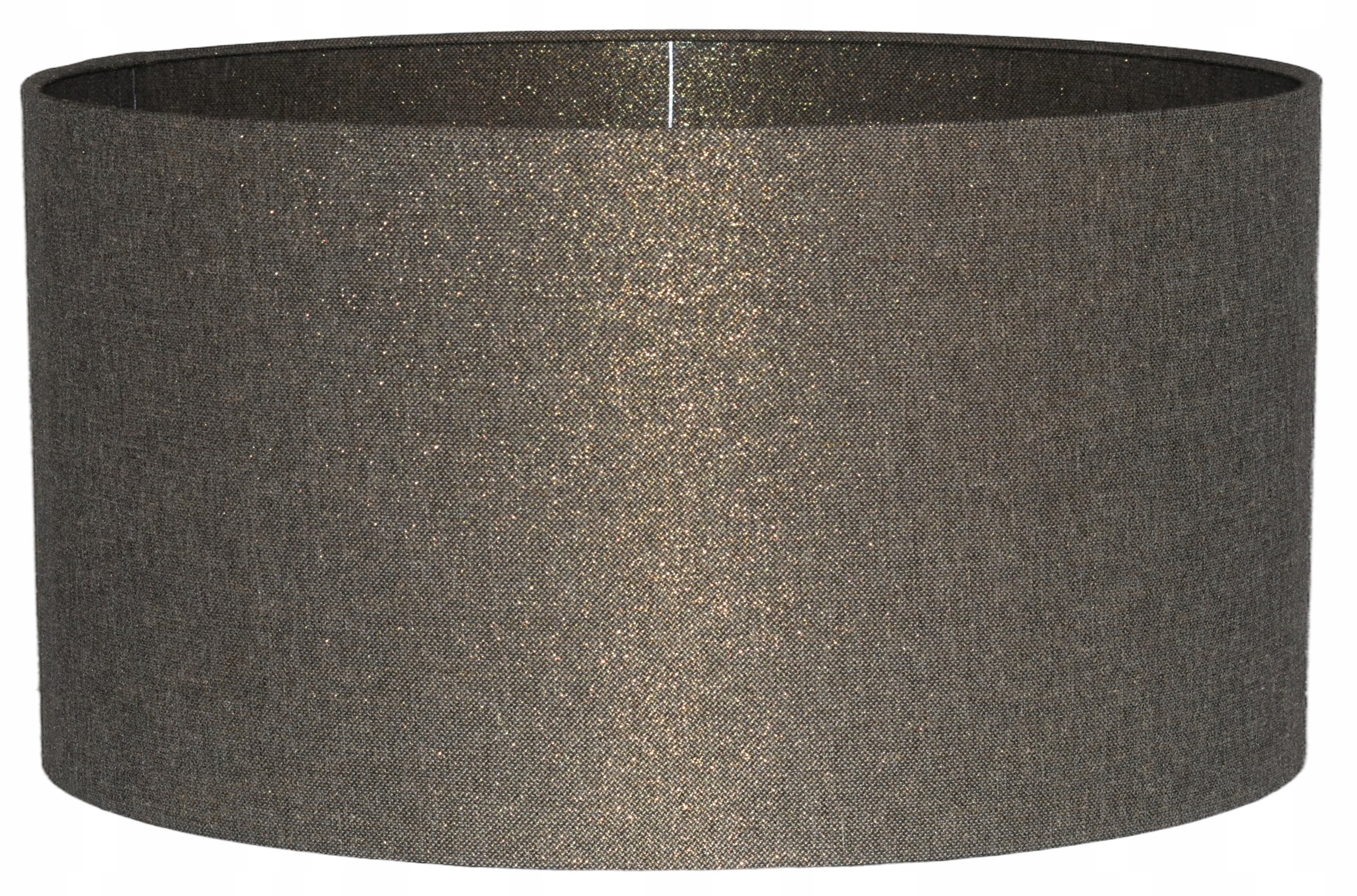 Exkluzívne tienidlo E27 Zavinovacie Okraje valec tienidlo 45 cm Staré zlato Prato