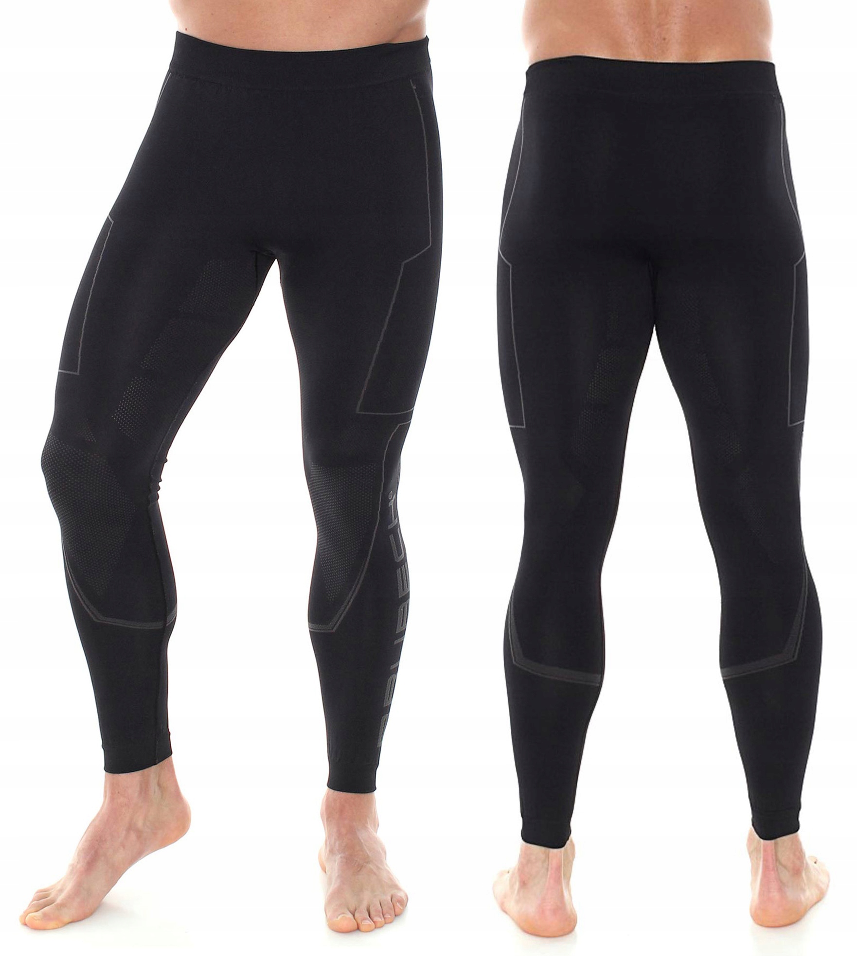 BRUBECK COOLER KOMPLET BIELIZNA ODZIEŻ MOTOCYKLOWA TERMOAKTYWNA NA MOTOR L Kolor czarny