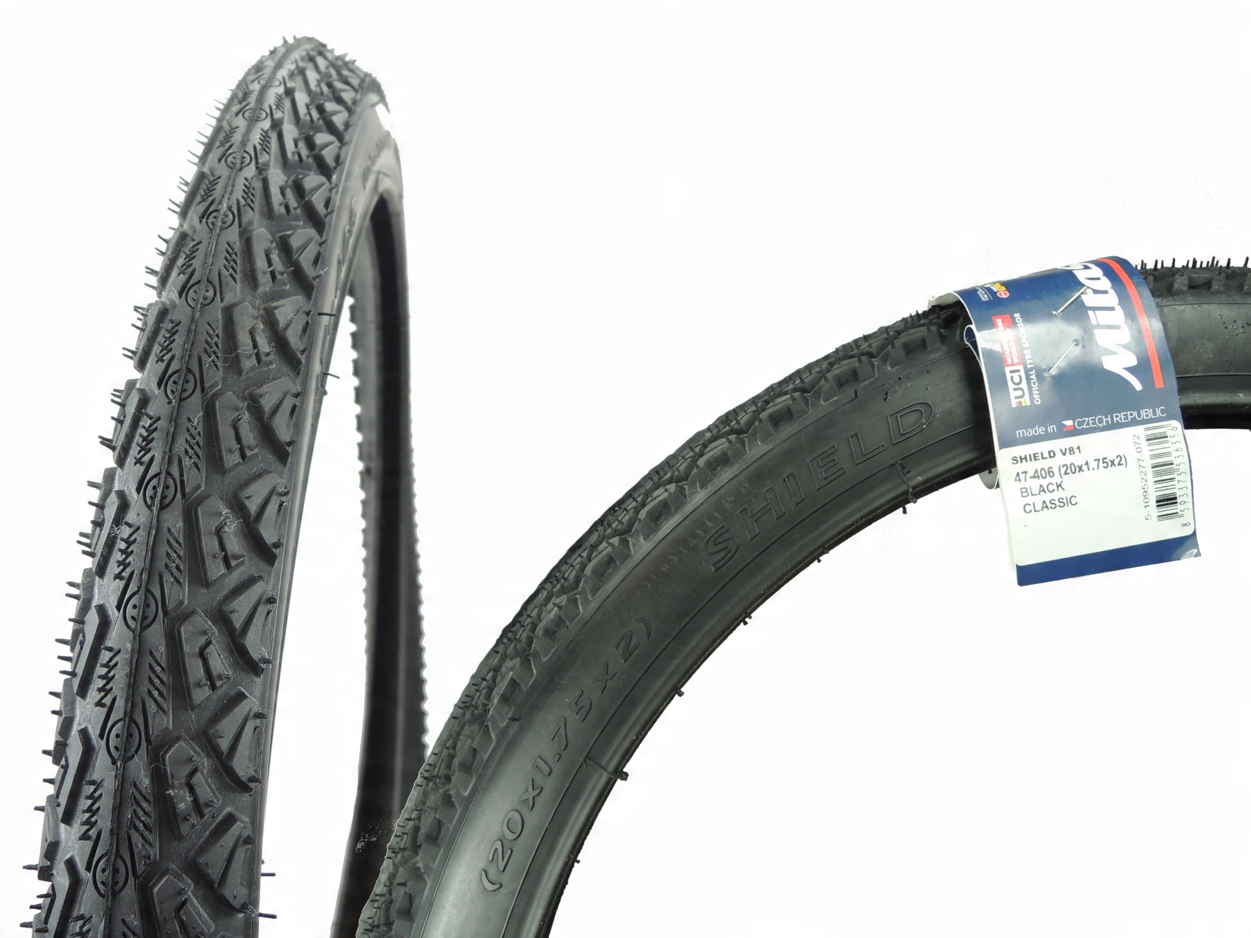 

Opona Rowerowa 20x1,75x2 47-406 Mitas V81 Shield
