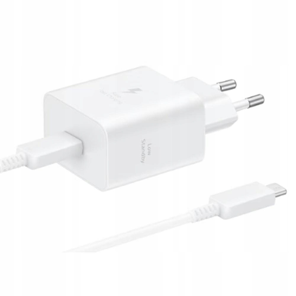 Nabíjačka Samsung T4511 Pd 45W s káblom Usb-c/usb-c 5A biela