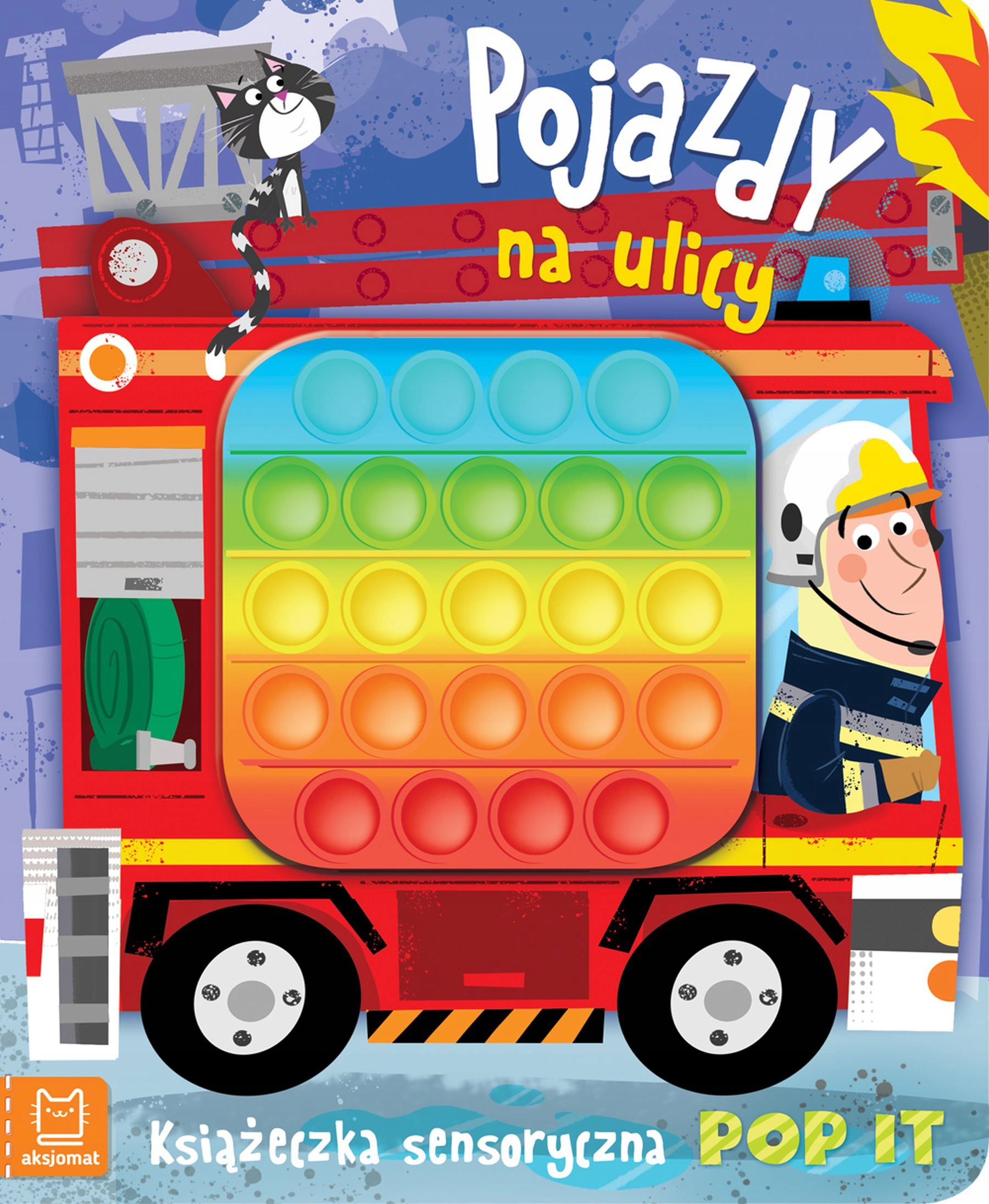 

Pojazdy Na Ulicy Książeczka sensoryczna Pop It