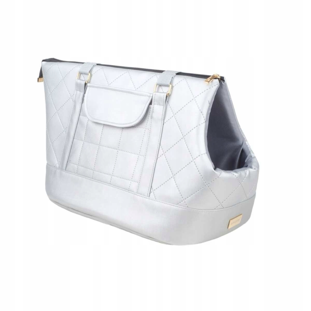 Amiplay Venus M Torba transporter torebka psa kota yorka chihuahua srebrna