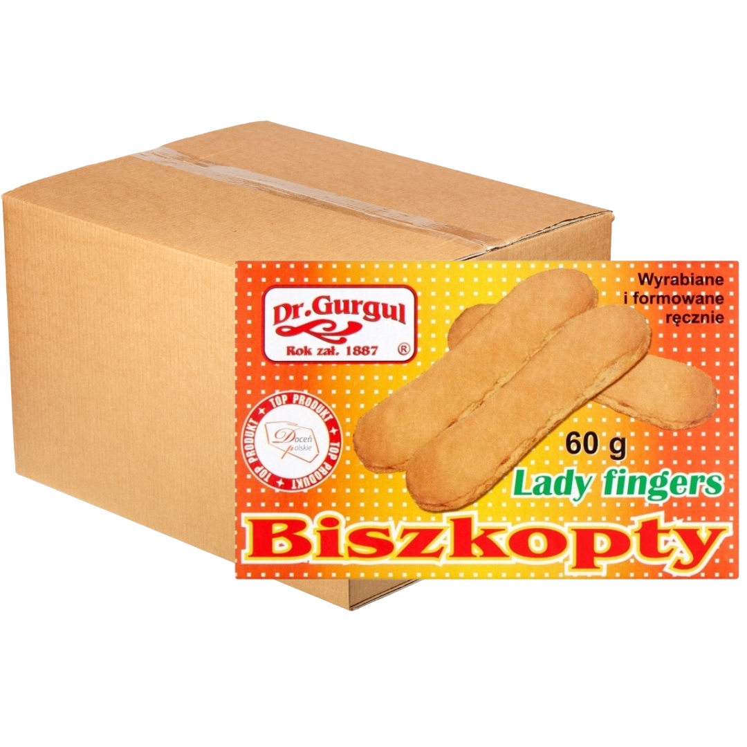 Levně Dr. Gurgul Piškoty Lady Fingers 60 g x 56 kusů