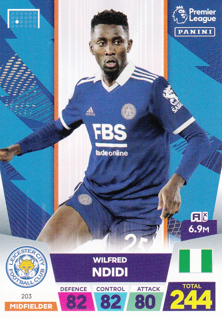 Premier League 2023 Base Card Ndidi 203
