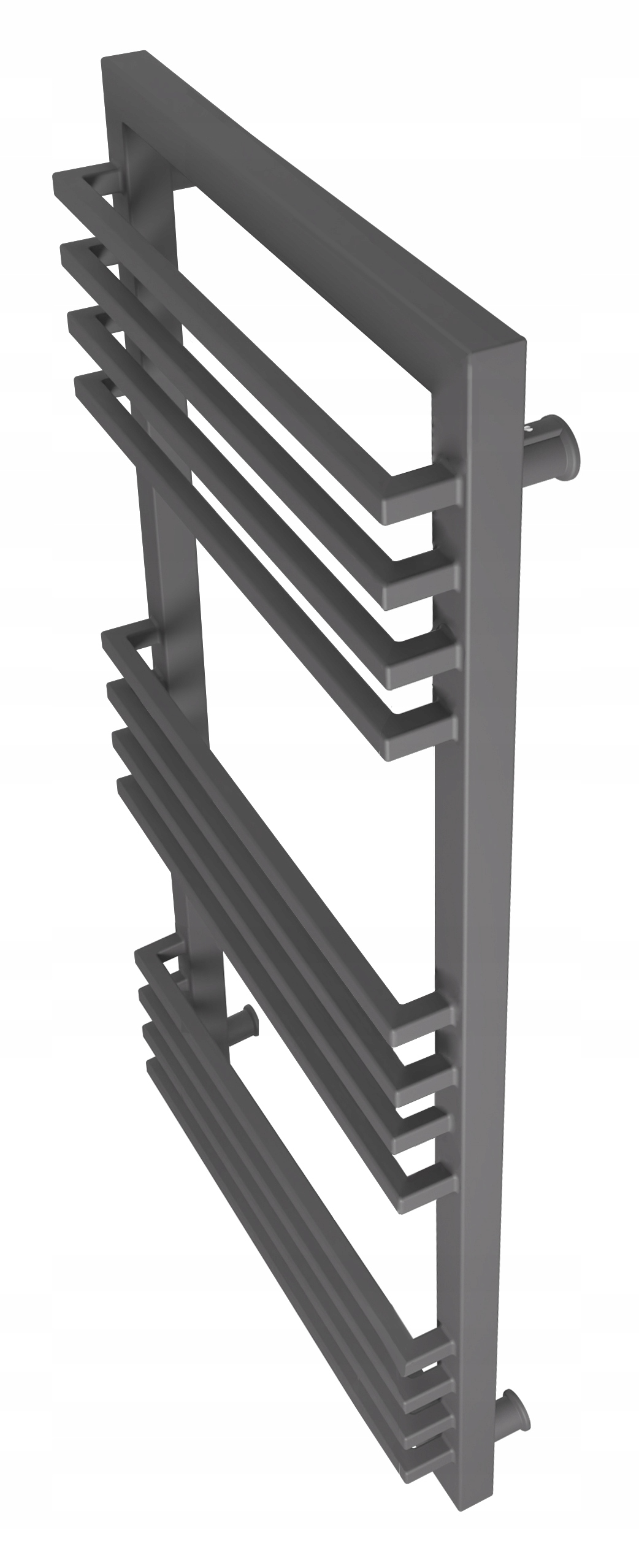 GRZEJNIK ŁAZIENKOWY PALERMO 70/30 CZARNY STRUKTURA Wysokość 700 mm