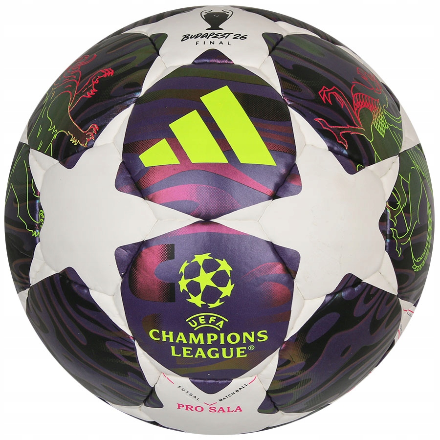 Míč adidas Ucl Pro Sala JX9102 fialový 4