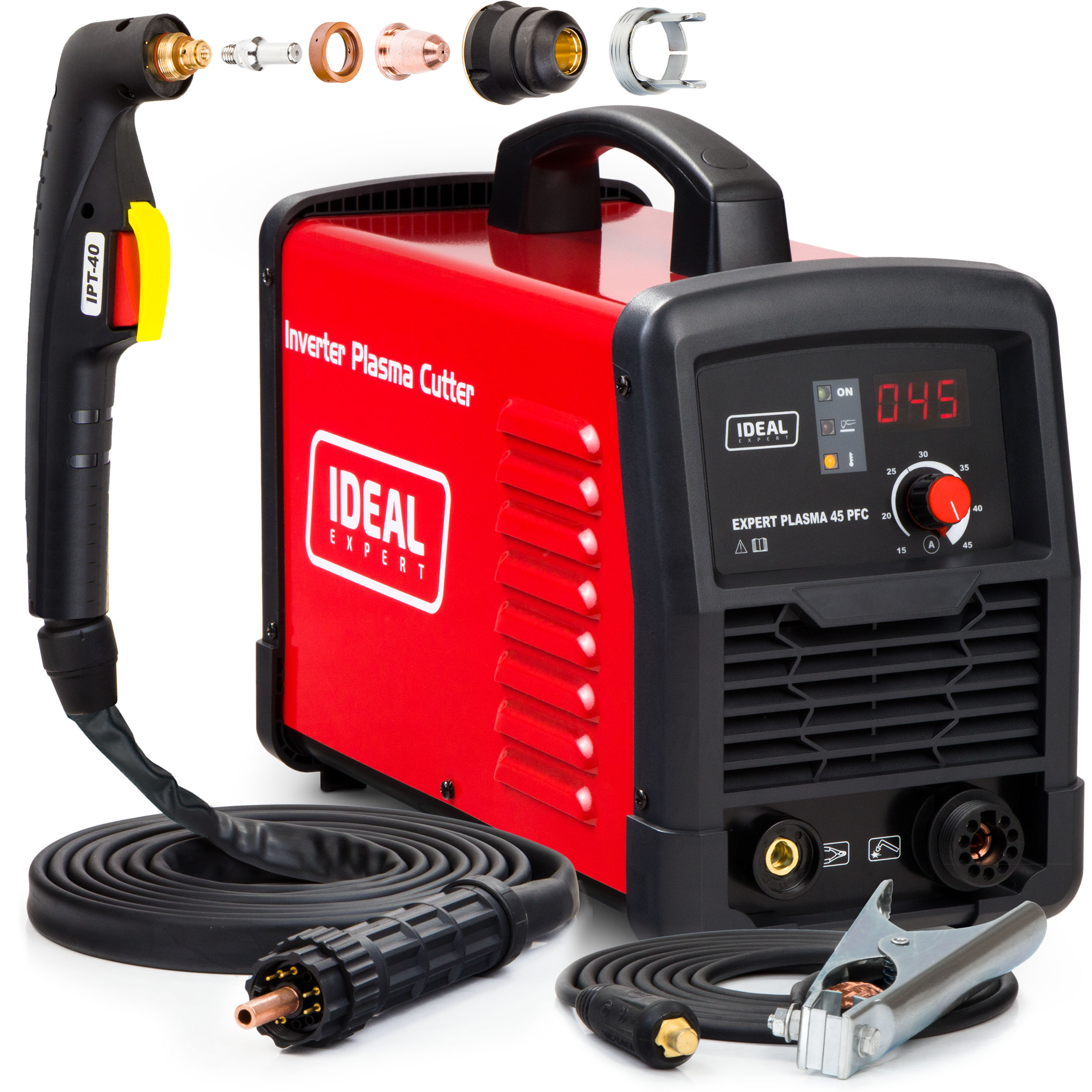 Plazmová Řezačka Plazma Ideal Plasma 45 Pro 230V 40A 12MM Igbt Alu Hf