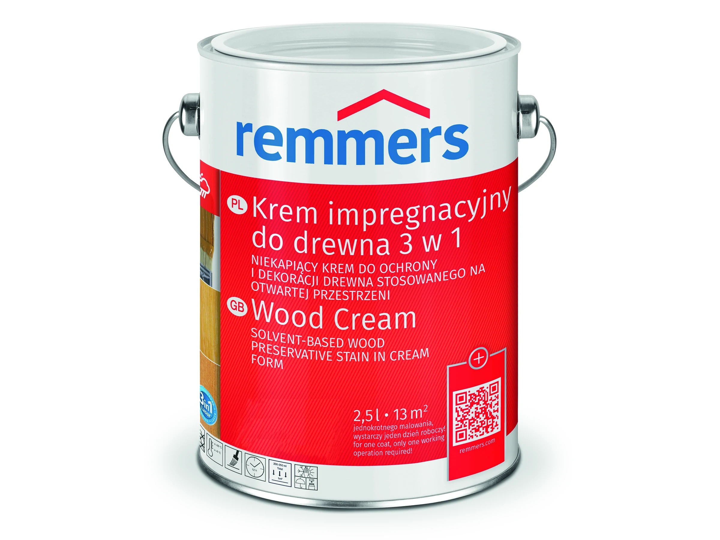 Krem do malowania wiaty 2,5 L, PINIA/MODRZEW Marka Remmers