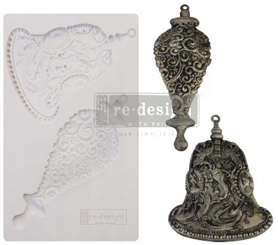 Silikonová forma Redesign 20x13 Silver Bells, Pr