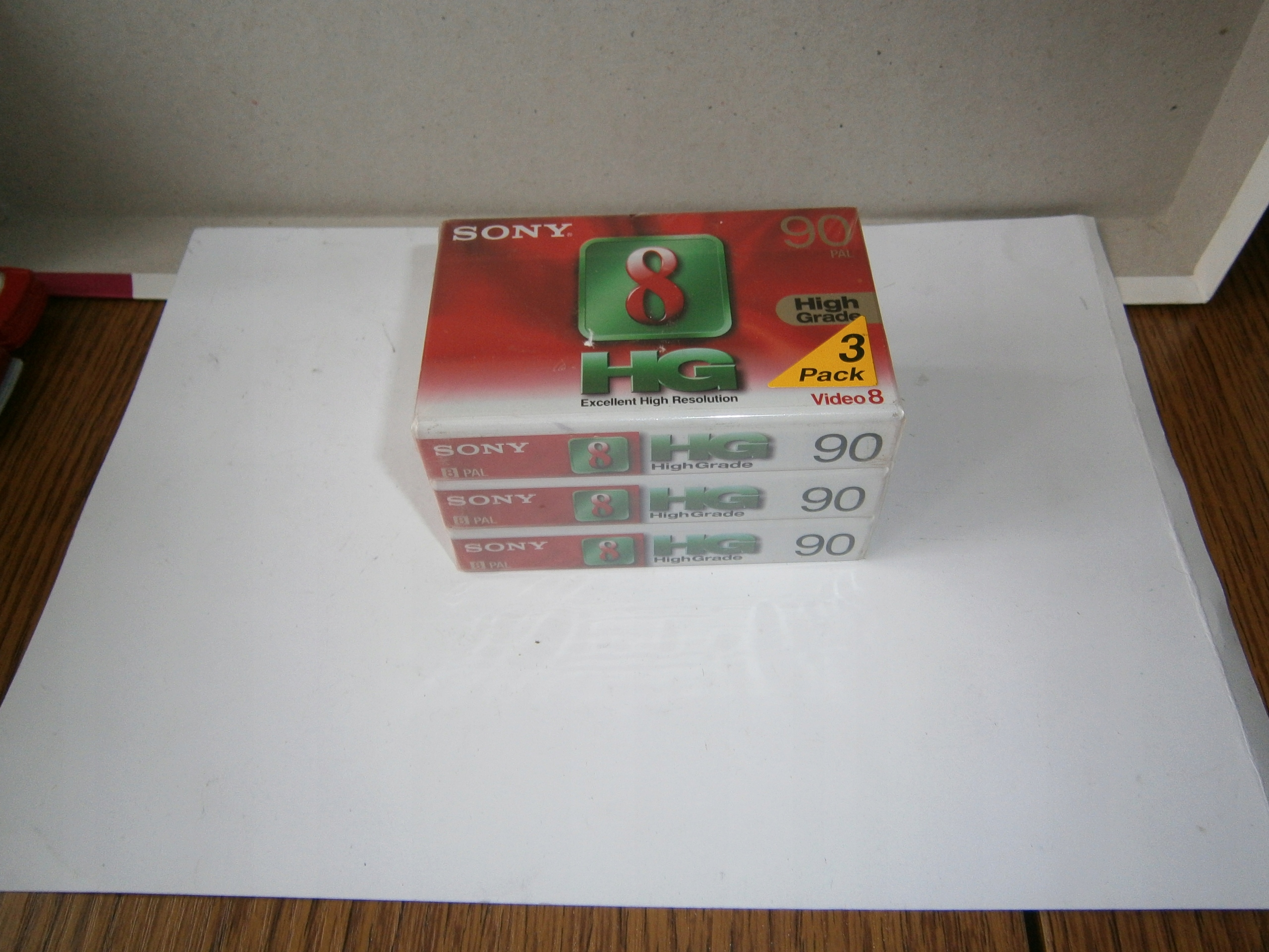 SONY 8 HG VIDEO 8 HIGH GRADE 3 PACK