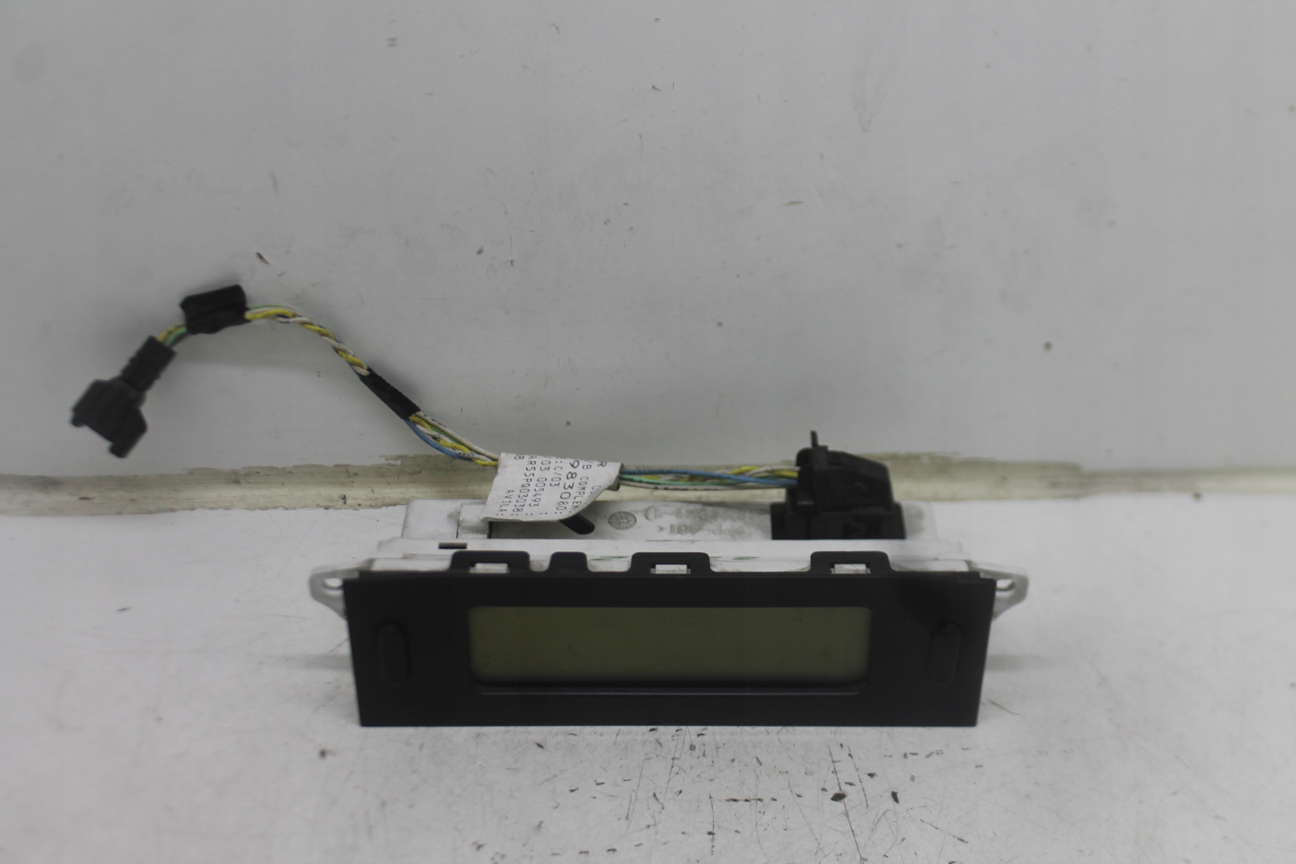 display RADIA clock 21673629-4A 1495869077 CITROEN C8