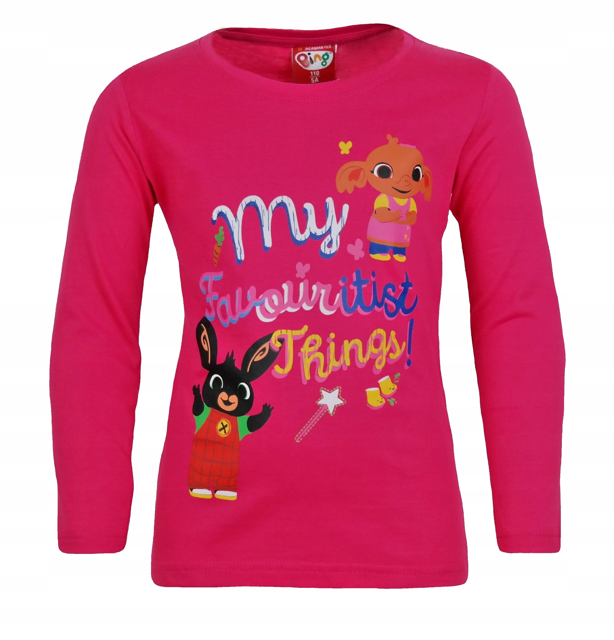

Bluzka t-shirt Królik Bing Sula długi rękaw 116