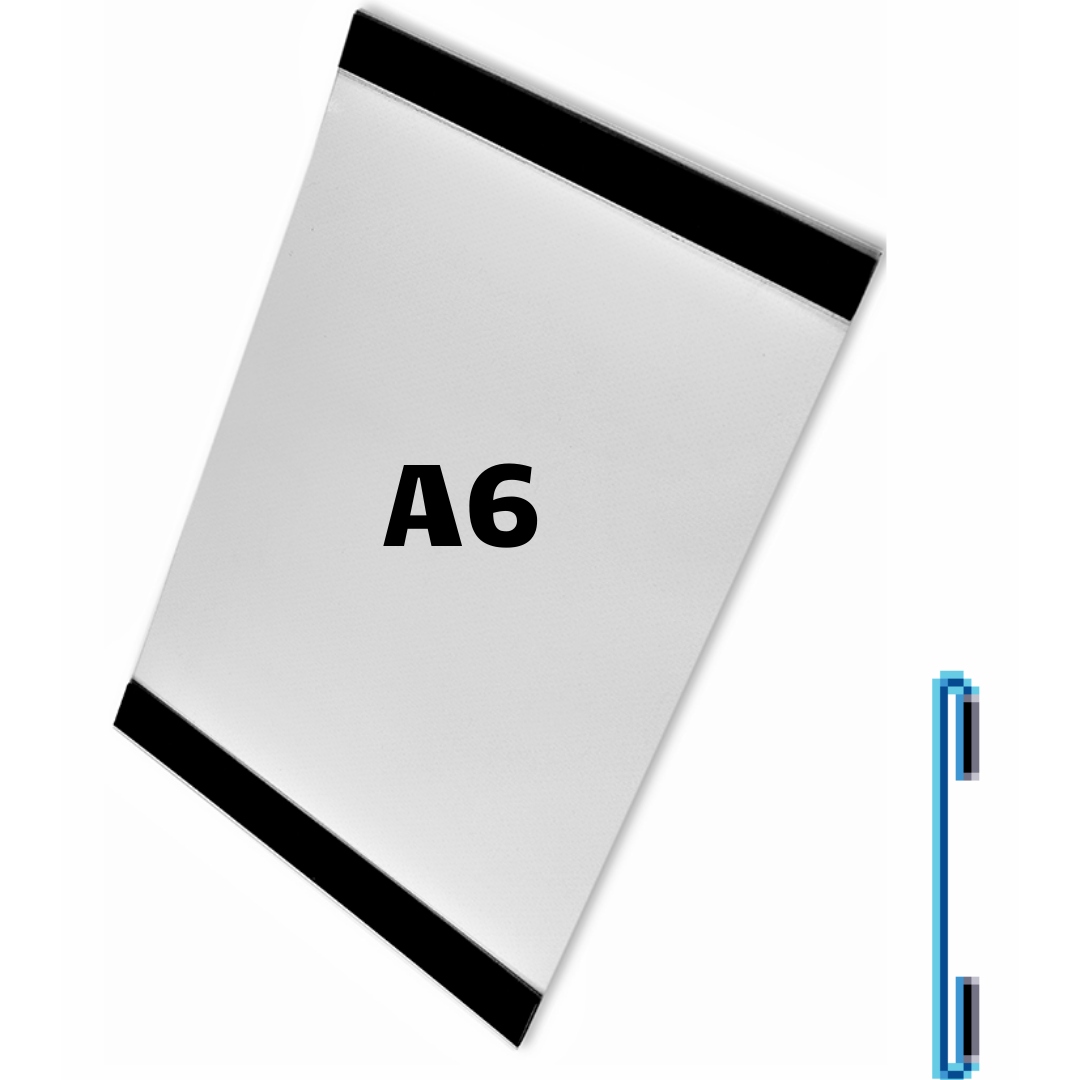 KIESZEŃ MAGNETYCZNA PLAKATOWA MAGNES PION - A6 - 5 SZT