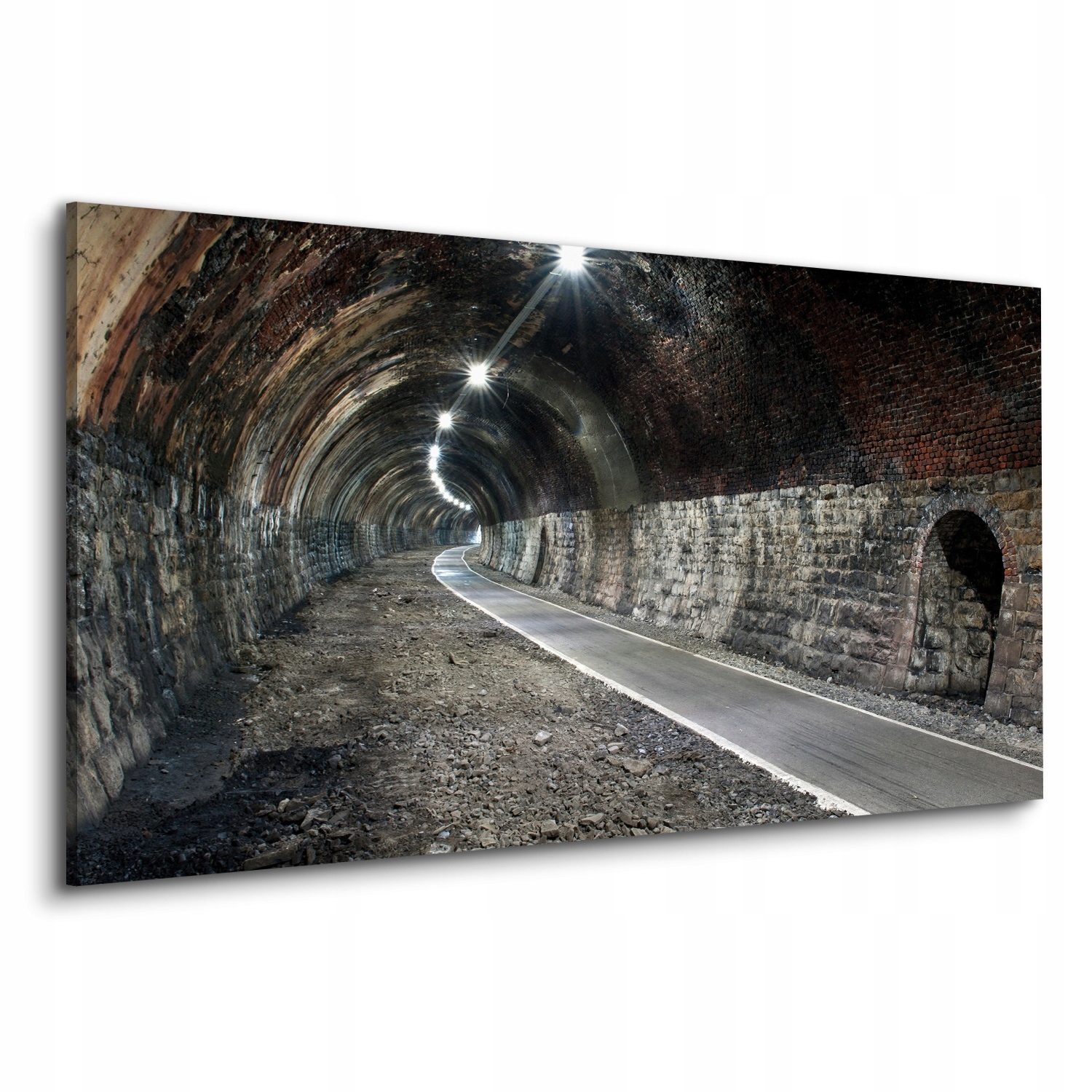 Fotografie na plátně 120x60 Tunel vlak silnice