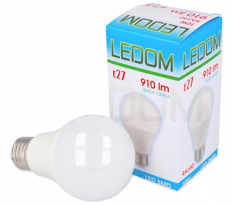 

Żarówka E27 Led 10W 230V Ciepła 3000K 910lm