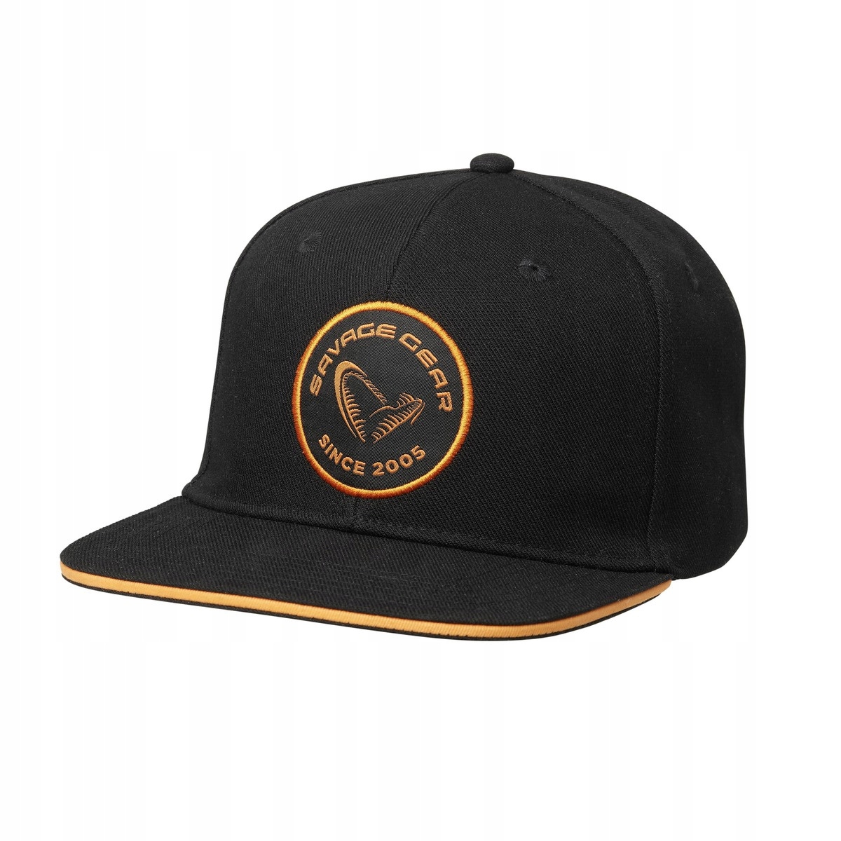 Czapka z Daszkiem Savage Gear Badge Flatbill Cap Black Orange