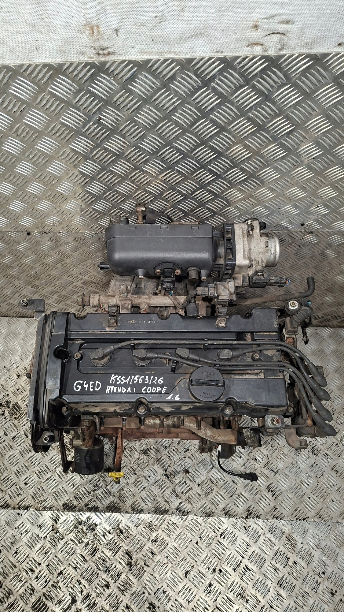 engine pillar HYUNDAI COUPE II 1.6 G4ED