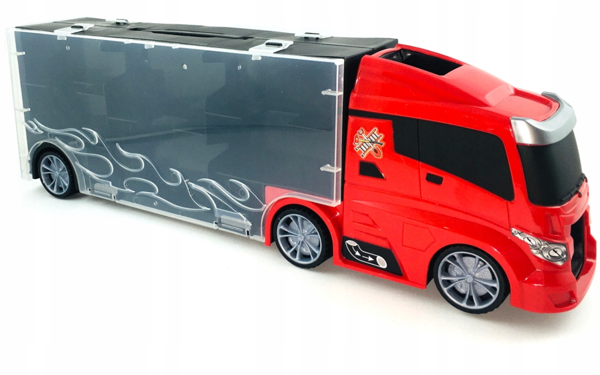 CIĘŻARÓWKA STRAŻ POŻARNA TIR NA RESORAKI WYRZUTNIA Model 028789