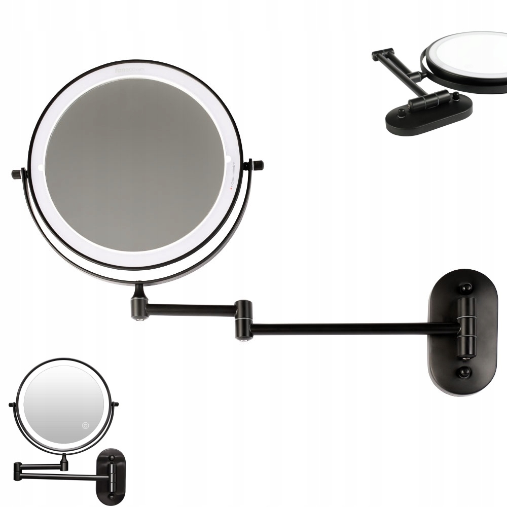 Zrcadlo s zvětšením 1X/10X a Led osvětlením