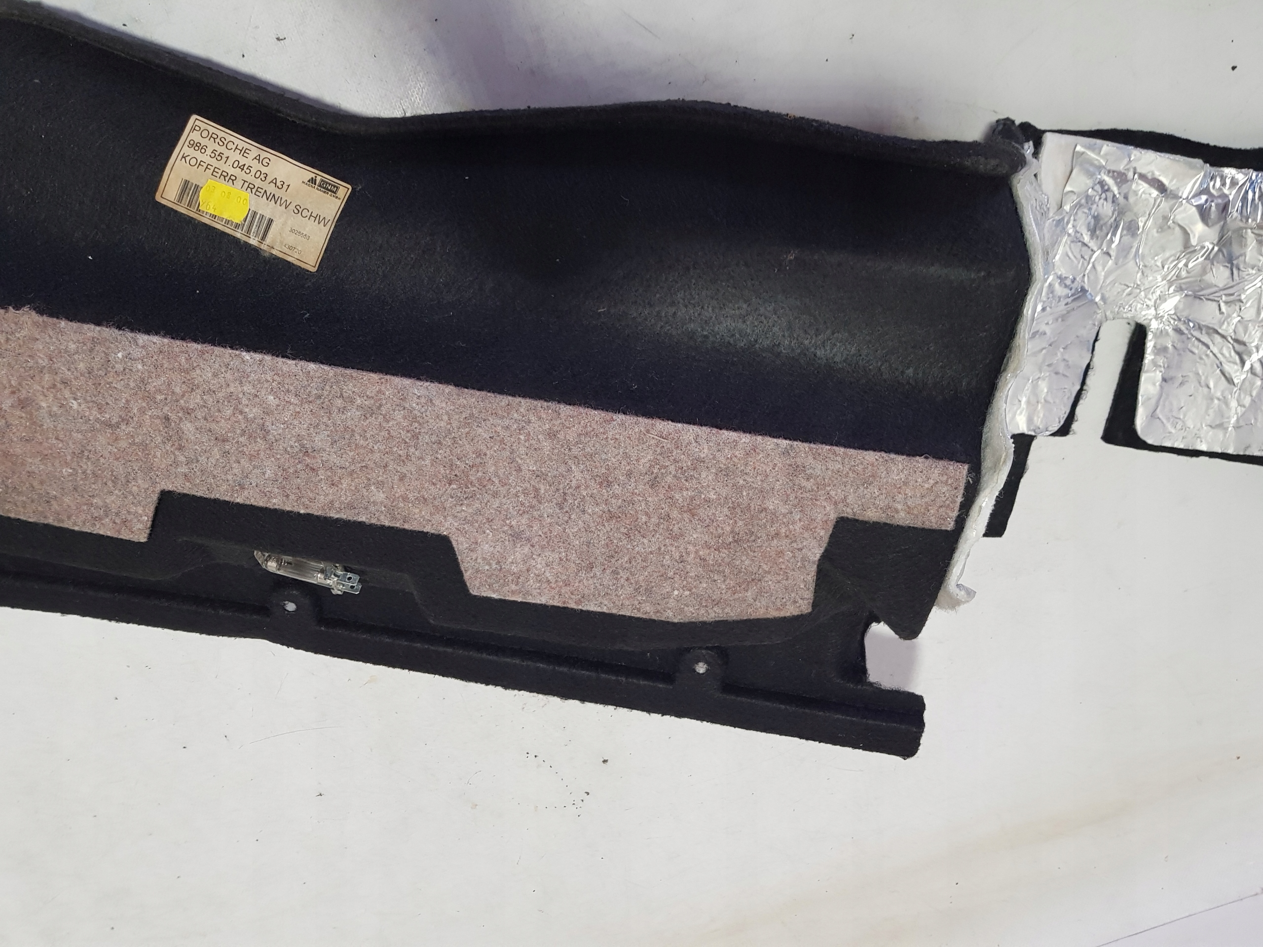 PORSCHE BOXSTER 986 mats boot upholstery upholstery