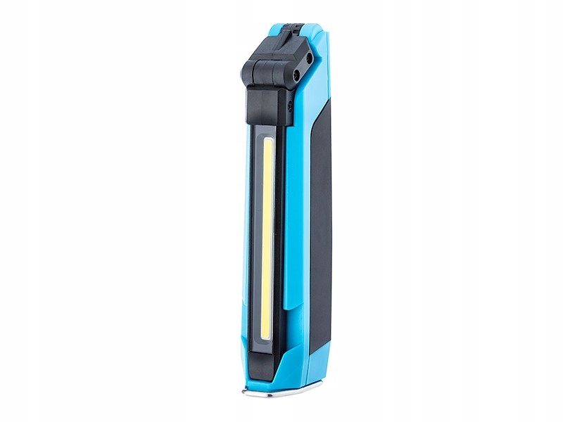 Dílenská lampa 5W 500 lm Cob Led, akumulátorová s příchytkou a magnetem