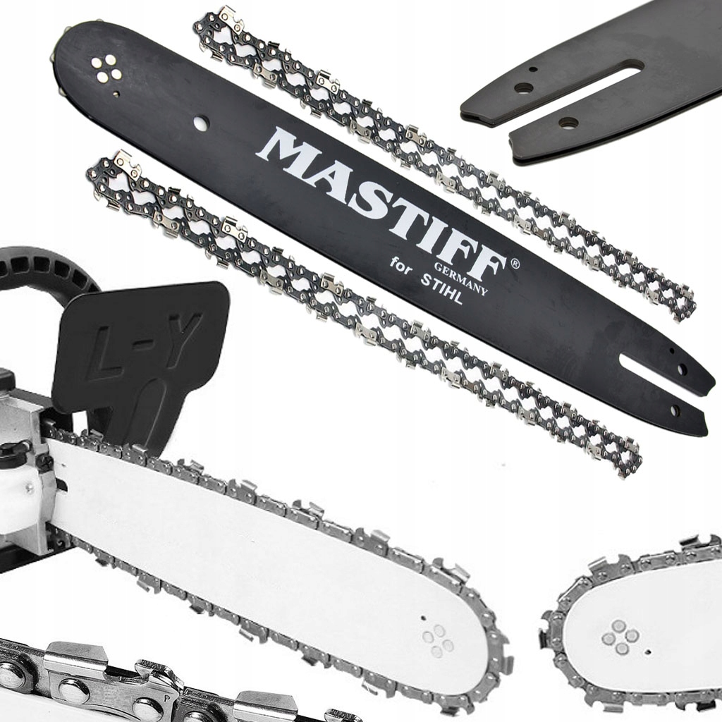 PROWADNICA 14 + 2 ŁANCUCHY 3/8" 1,3mm DO STIHL