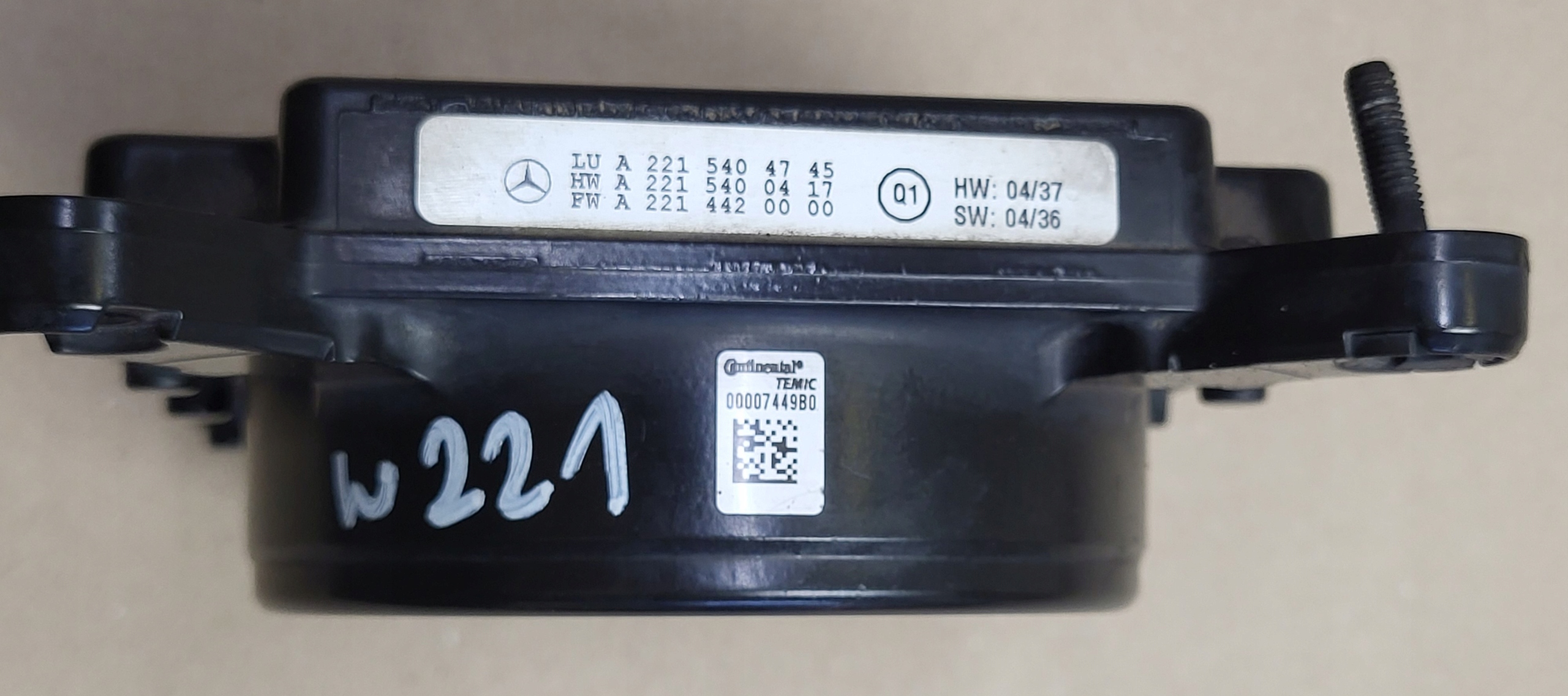RADAR DISTRONIC sensor front MERCEDES S W221 OE EU