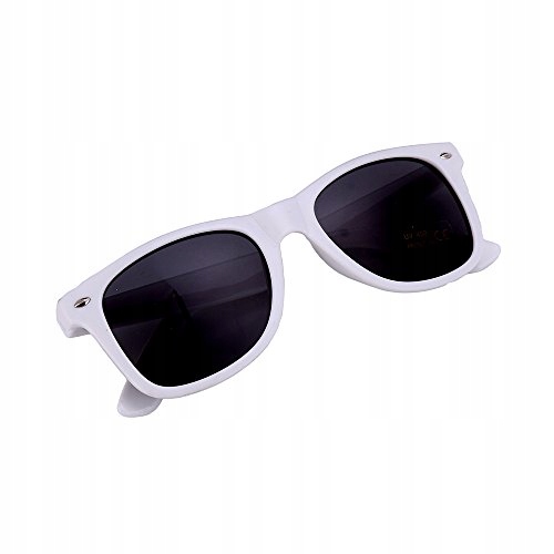 

Okulary Przeciwsłoneczne Wayfarer Białe 400 Uv