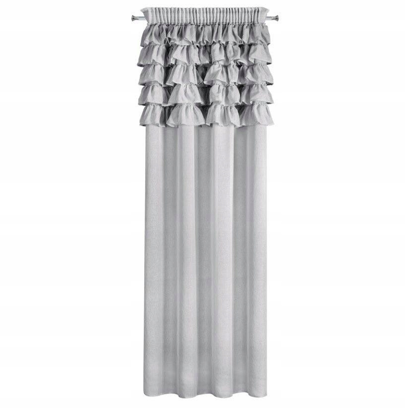 

firana z falbanami princessa stal 140x270 dolly