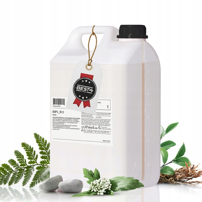 Prija 5L Szampon I Żel Pod Prysznic Żeń-szeń Do Hoteli Premium