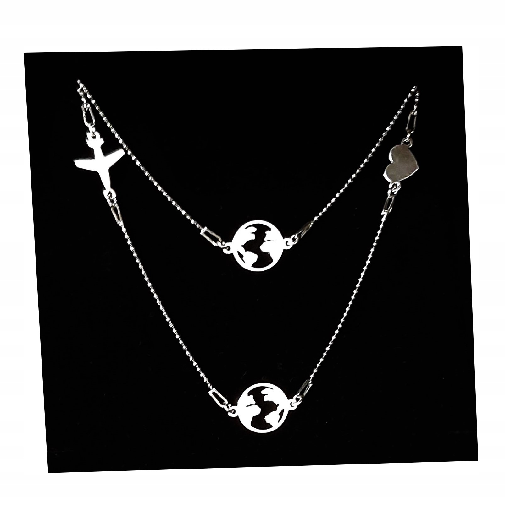 Komplet Celebrity 3 Přívěsky letadlo země