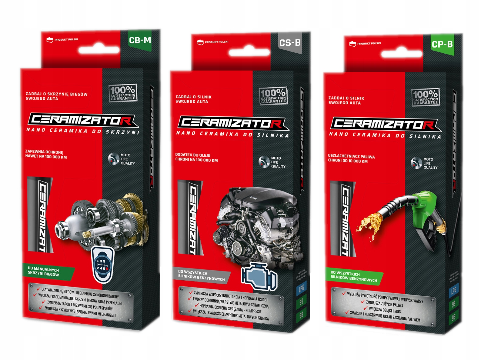 КЕРАМИЗАТОР ДВИГАТЕЛЬ ТРАНСМИССИЯ ТОПЛИВО CS-B CP-B CBM