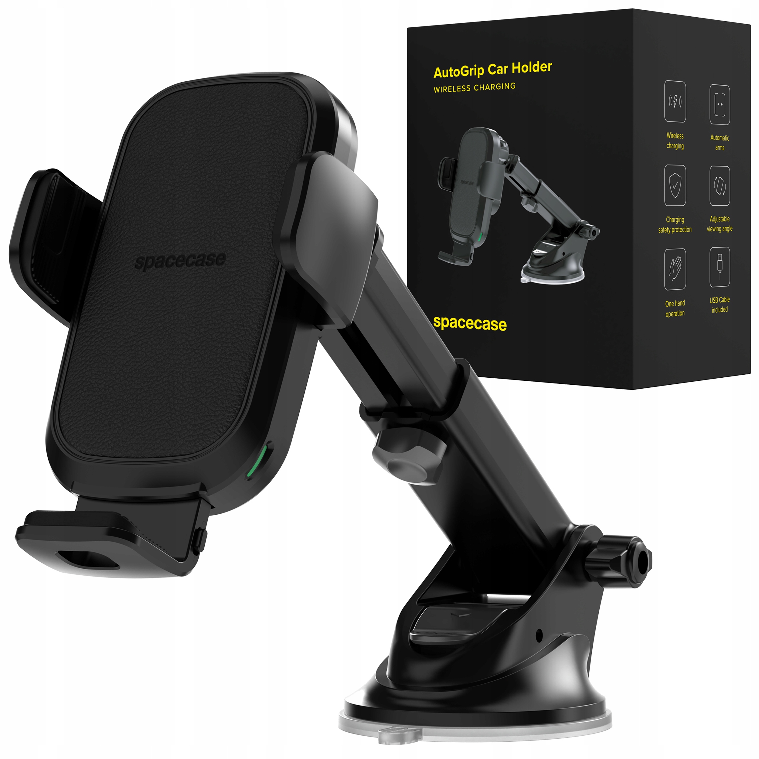 Držák Telefonu Do Auta S Indukční Nabíječkou Na Sklo Do Auta