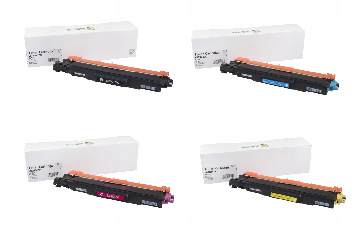 4x Toner do Brother TN247 MFC-L3770CDW DCP-L3550CDW