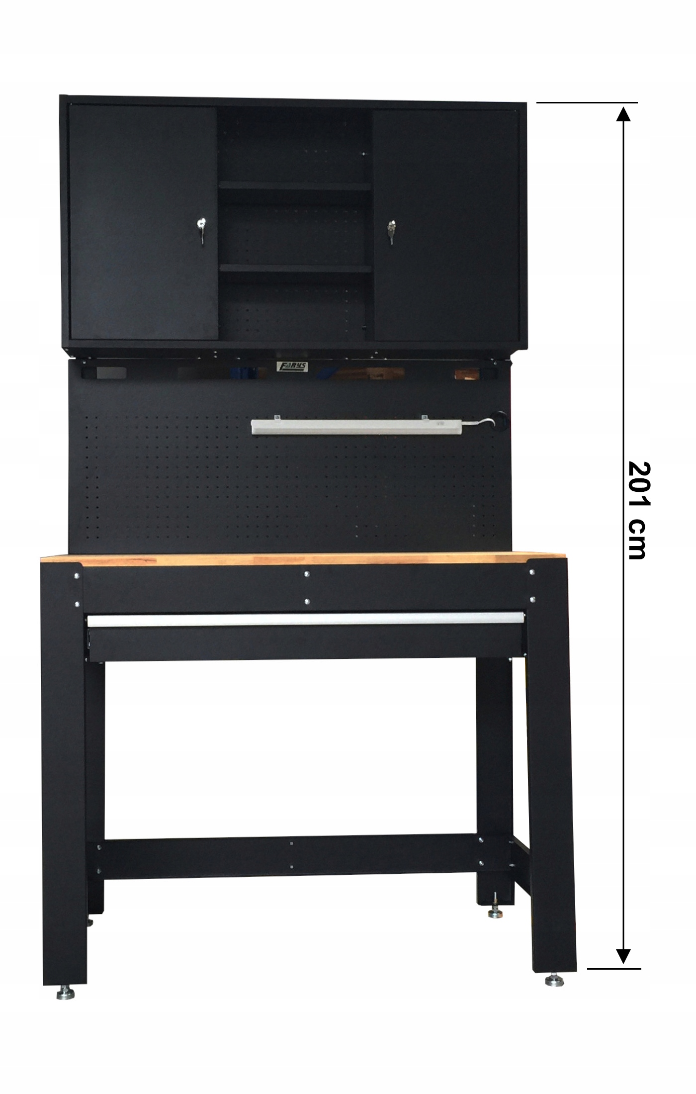 STOL WARSZTATOWY GARAZOWY Z BLATEM PERFOROWANY Weight with packaging 53 kg