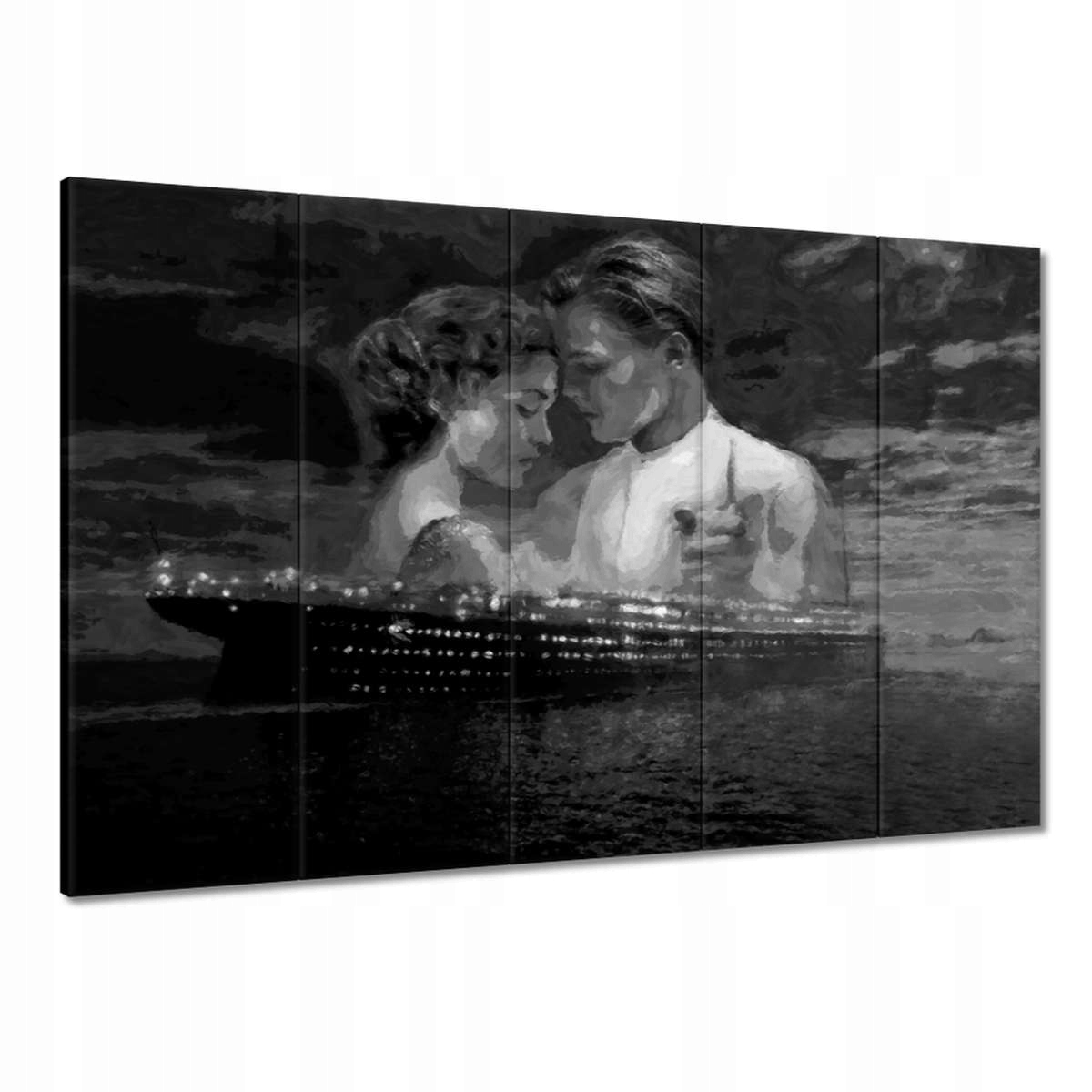 Obrazy 100x70 Titanic Černobílé