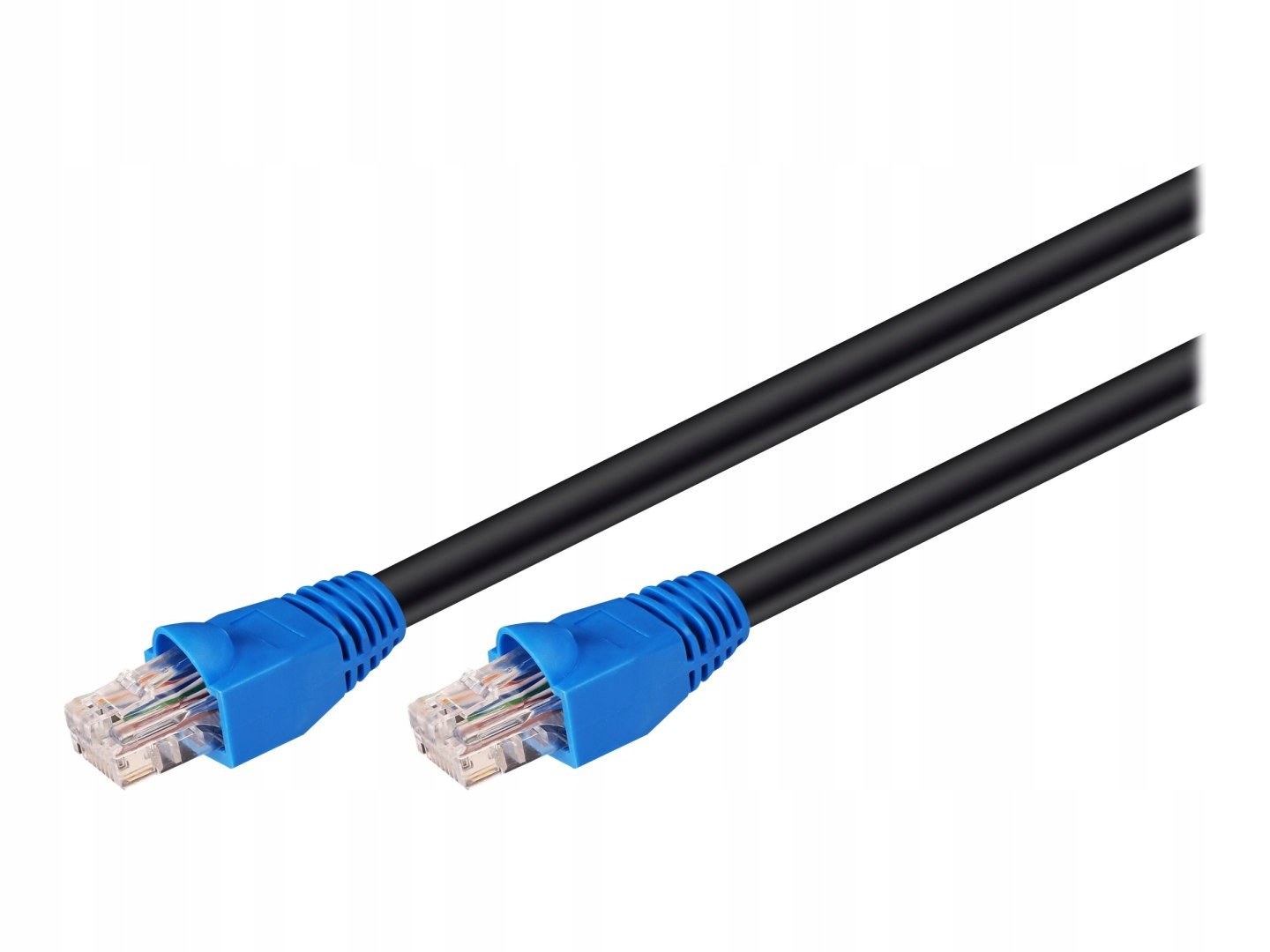 Goobay Cat 6 Outdoor Patch Cable, U/utp, 60 m, Black Goobay