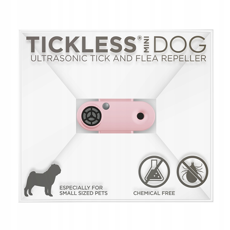 

Tickless Mini Usb Odstraszacz kleszczy Pet Różowy