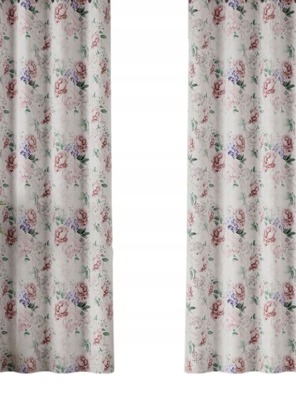 Dekorace Sada závěsů s páskou na žabky Tunel Velvetové 2ks 135/250