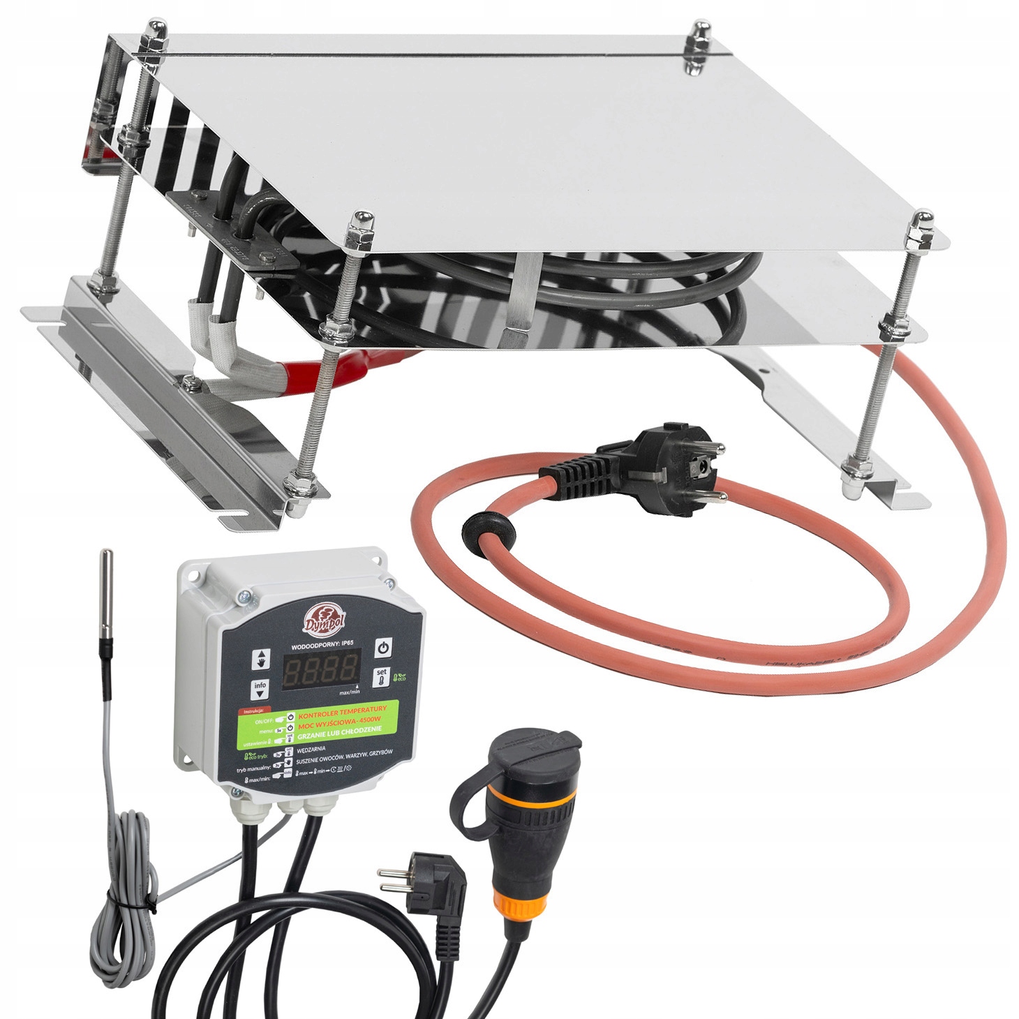 Sada regulátora teploty Deflektor s ohrievačom 2 kW