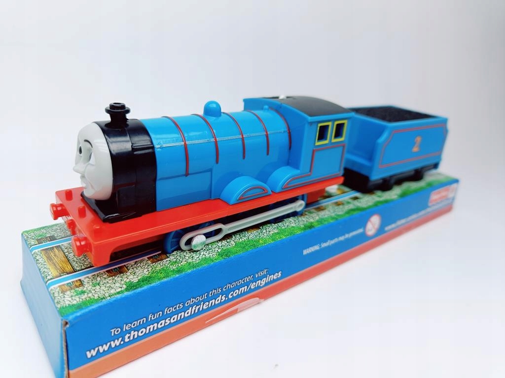 TrackMaster Tomy Mattel Kolej z napędem Edek Edward nr 2 z wagonem