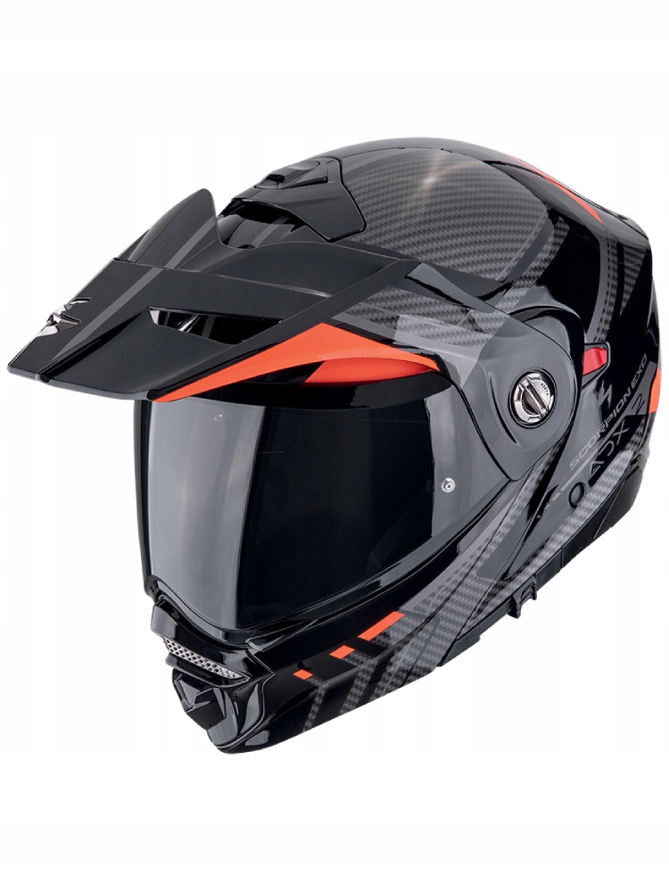 Prilba Adventure Scorpion Exo ADX-2 Lewis čierna/červená S