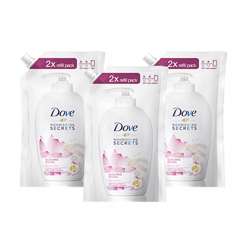 

Dove Glowing Ritual mydło w płynie zapas 3 x 500ml