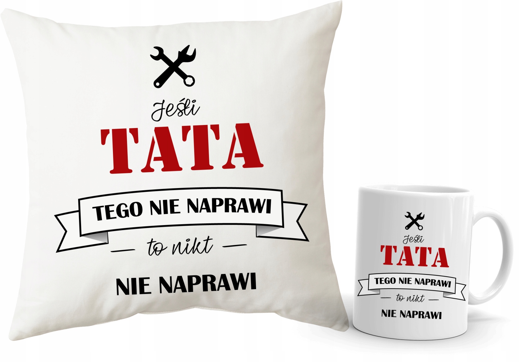 

Zestaw Poduszka Kubek na Dzień Taty Ojca