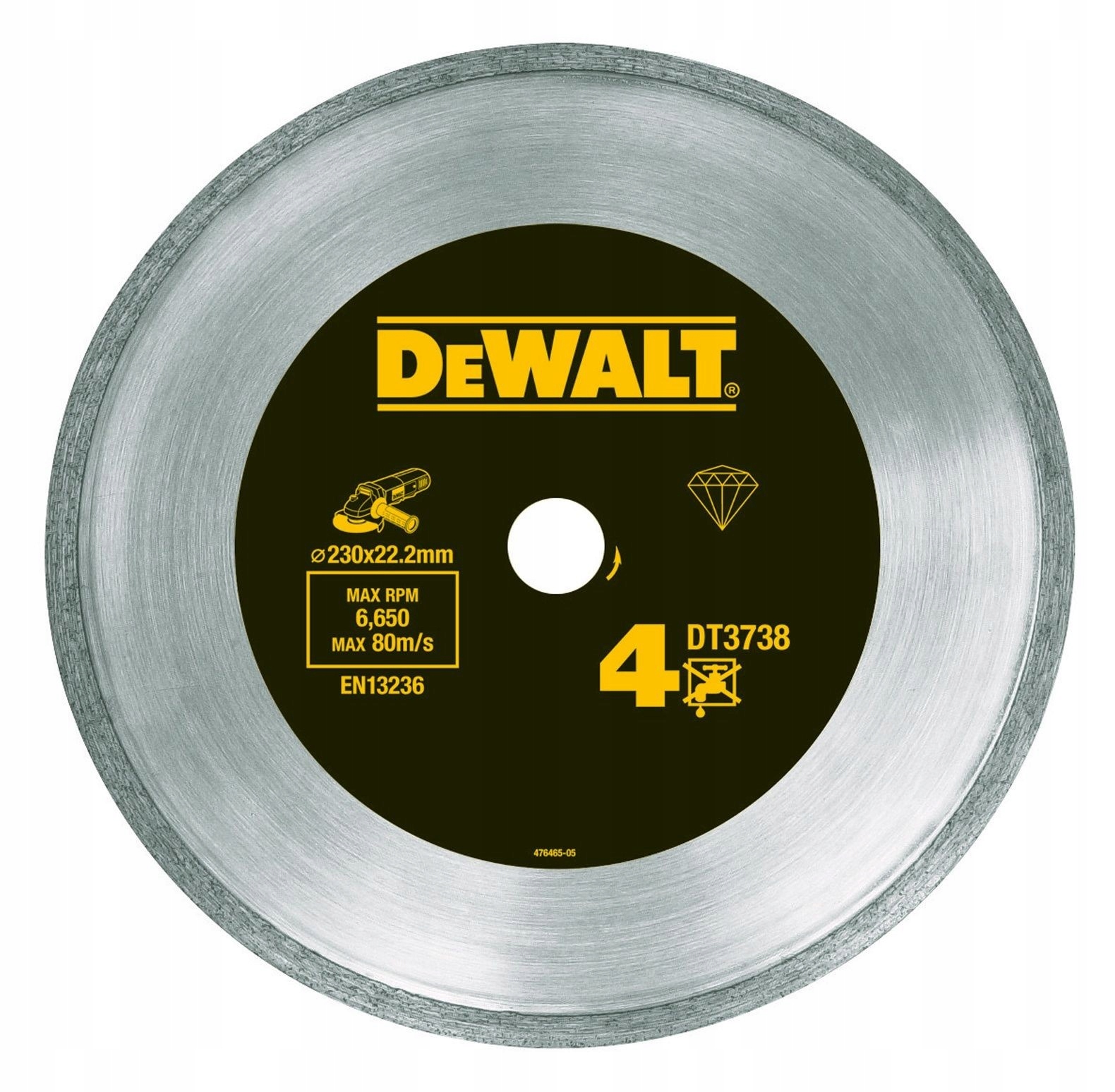 Dewalt Diamantový Kotouč Plný 230x2,1x22,2 mm