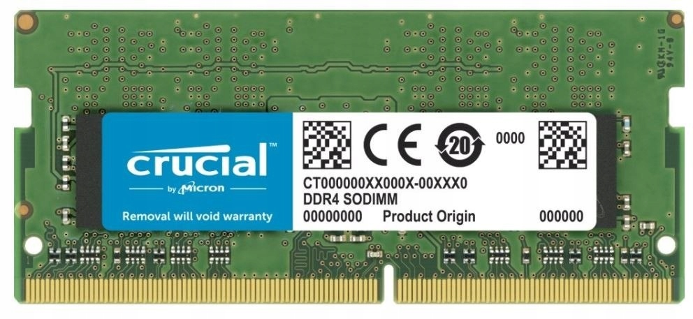 

Crucial Pamięć DDR4 Sodimm 16GB/3200